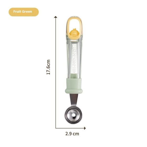 Fruit Baller Scoop Melon Baller Scoop Fruit Ball Cutter Ergonomic Grip Watermelon Scooper Spoon Fruit Scooper And Baller Cookie Kitchen Gadgets - Image 9