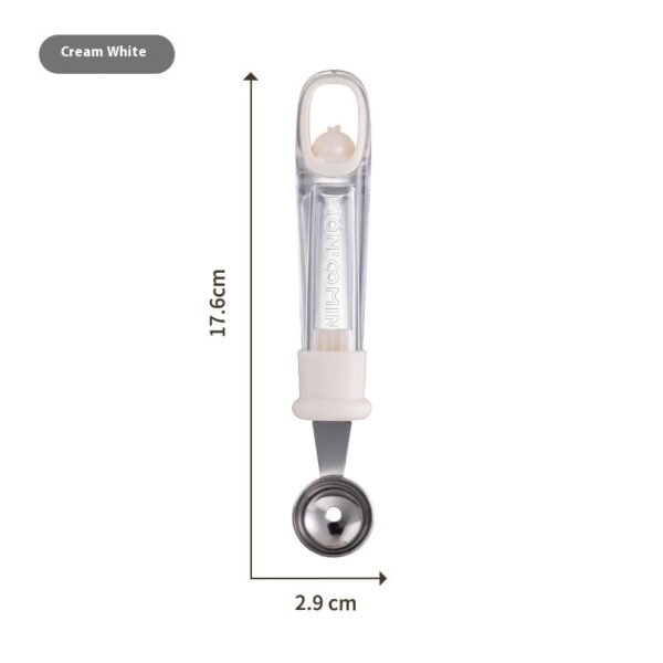 Fruit Baller Scoop Melon Baller Scoop Fruit Ball Cutter Ergonomic Grip Watermelon Scooper Spoon Fruit Scooper And Baller Cookie Kitchen Gadgets - Image 10