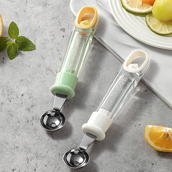 Fruit Baller Scoop Melon Baller Scoop Fruit Ball Cutter Ergonomic Grip Watermelon Scooper Spoon Fruit Scooper And Baller Cookie Kitchen Gadgets - Image 7